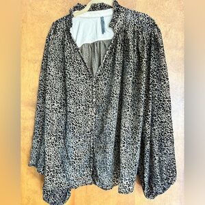 Leopard Print Blouse